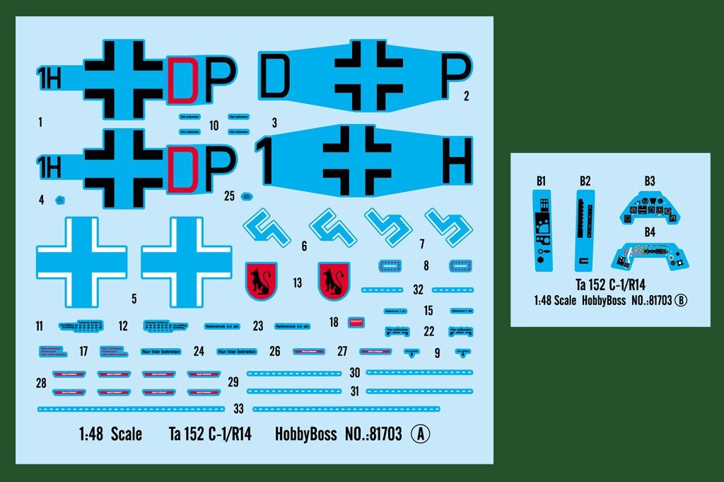 Hobby Boss 81703 Ta 152 C-1/R14 1/48 – zdjęcie 4