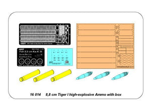 Aber 16014 8,8 cm Tiger I high-explosive Ammo with box 1/16 – Bild 9