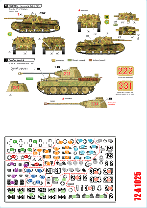 Star Decals 72-A1025 German tanks in Italy # 5. Cassino 1944. 1/72 – image 2