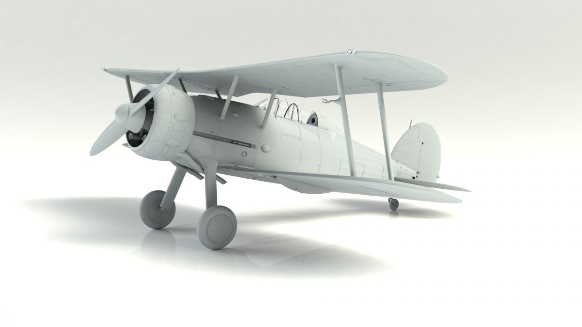 ICM 32043 Gloster Gladiator Mk.I with British Pilots 1/32 – zdjęcie 3