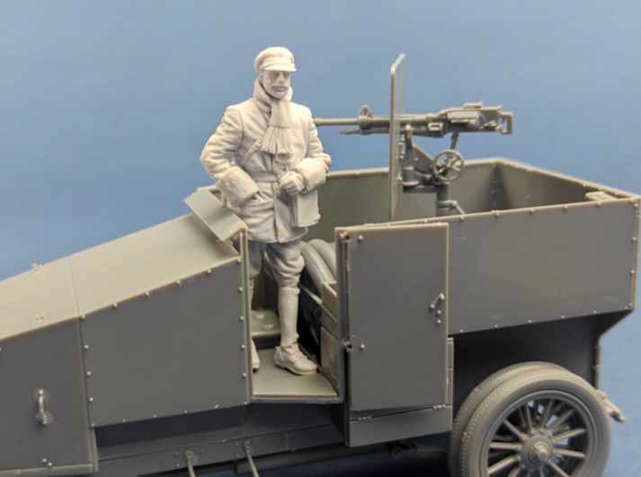 Copper State Models F35-035 French marine armoured car officer 1/35 – zdjęcie 2