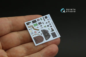 Quinta Studio QD48136 Spitfire Mk.V 3D-Printed &amp;amp; coloured Interior on decal paper (Tamiya) 1/48 – zdjęcie 6