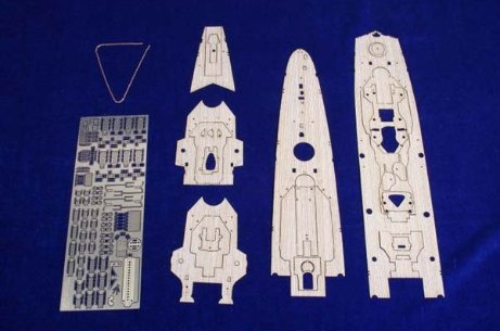 MK1 Design MD-35009 Prinz Eugen Wooden Deck TRU 1/350 – zdjęcie 2