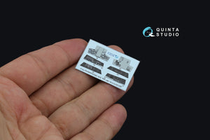 Quinta Studio QD72075 F/A-18F Late, E/A-18G 3D-Printed &amp;amp; coloured Interior on decal paper (Academy) 1/72 – zdjęcie 4