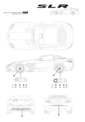 KA Models KE-24009 Mercedes SLR Detail-up Etched part 1/24 – zdjęcie 3
