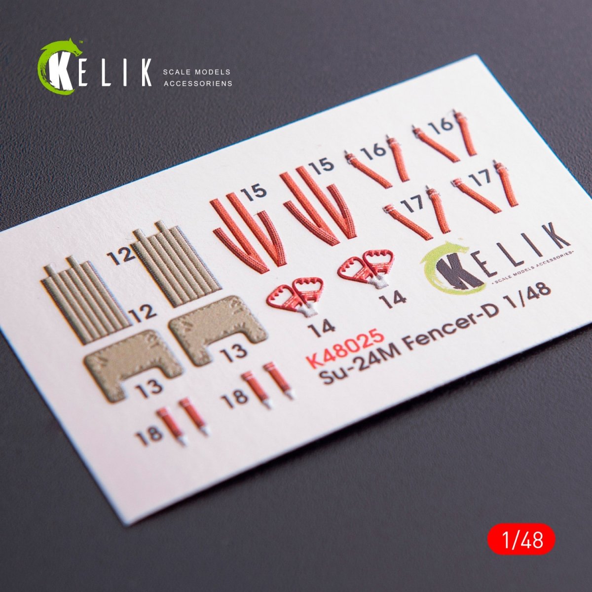 KELIK K48025 SU-24 INTERIOR 3D DECALS FOR TRUMPETER KIT 1/48 – zdjęcie 5