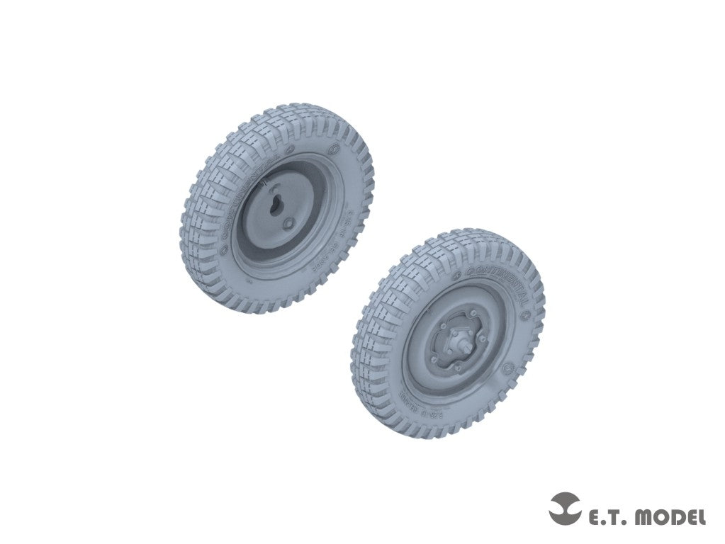 E.T. Model P35-135 WWII German Schwimmwagen Type166 Sagged wheels Narrow For TAMIYA Kit 1/35 – immagine 3