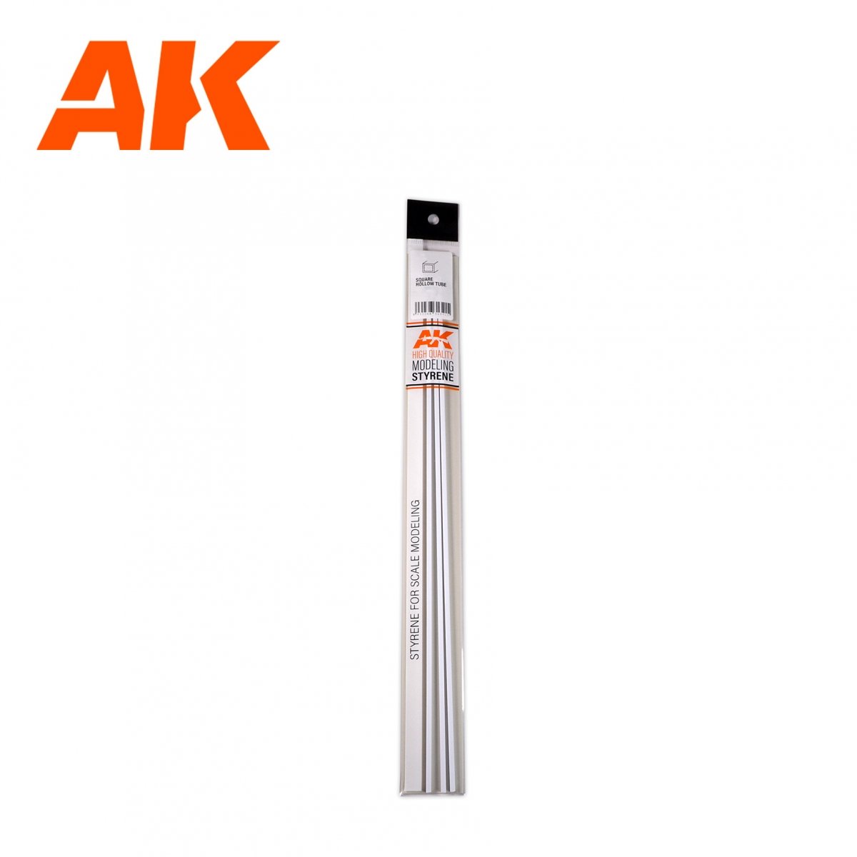 AK Interactive AK6547 SQUARE HOLLOW TUBE 3.00 X 350MM – STYRENE SQUARE HOLLOW TUBE – (3 UNITS) – zdjęcie 3