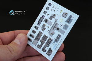 Quinta Studio QD48052 F-15E 3D-Printed &amp;amp; coloured Interior on decal paper (for Revell kit) 1/48 – zdjęcie 3