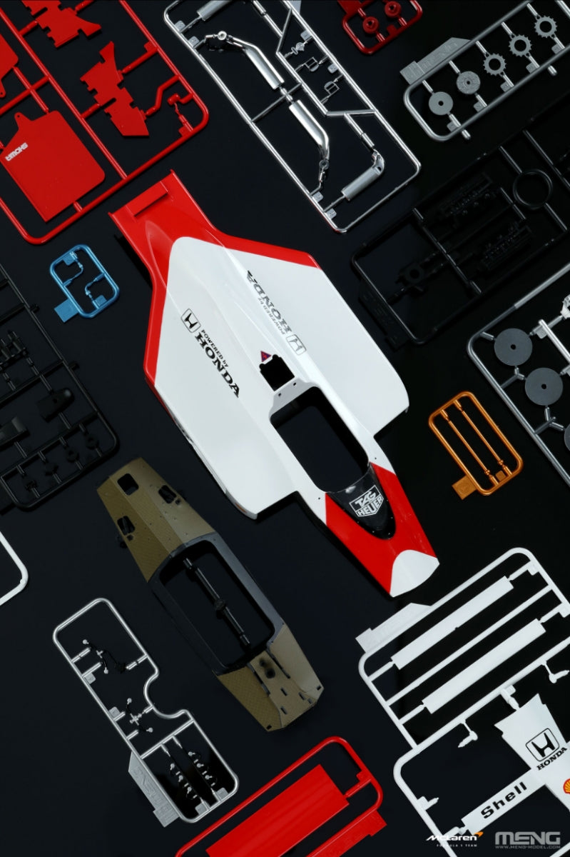 Meng Model RS-005 McLaren MP4/4 1988 (Pre-Colored Edition) 1/12 – zdjęcie 3