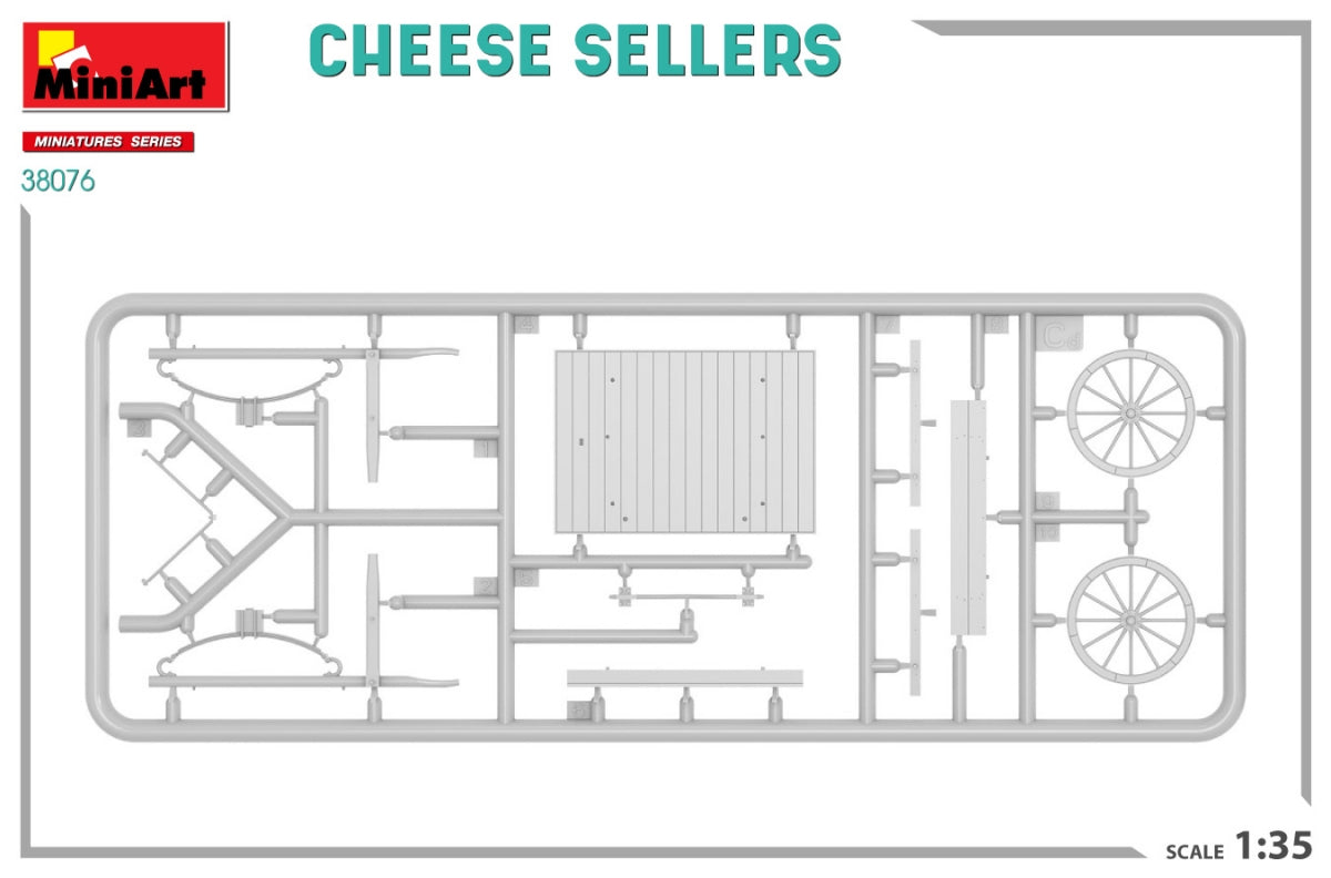 MiniArt 38076 CHEESE SELLERS 1/35 – image 3