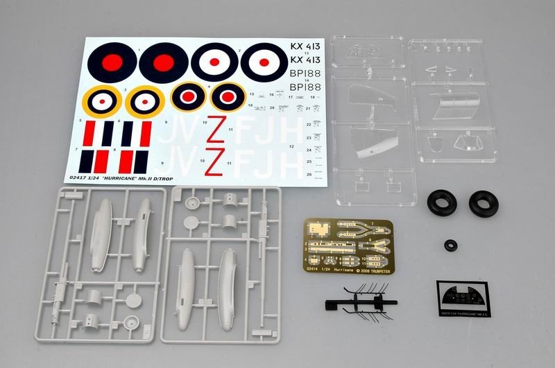 Trumpeter 02417 Hurricane Mk II D/Trop 1/24 – zdjęcie 8