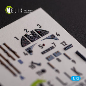 KELIK K72143 IAR.81c - interior 3D decals for IBG Models kit 1/72 – zdjęcie 2