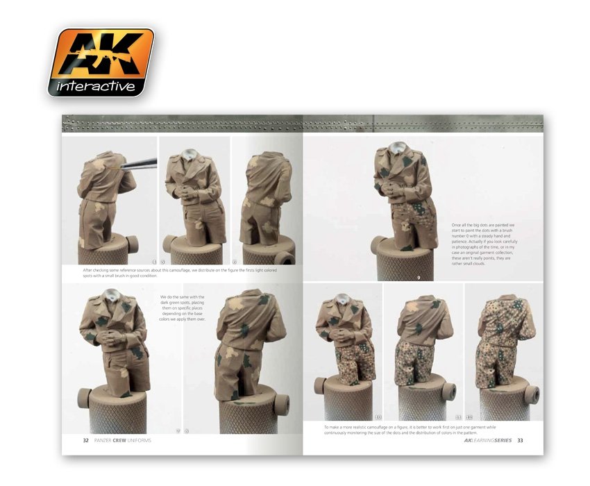 AK Interactive AK272 panzer crew uniforms painting guide l. series 02 – zdjęcie 3