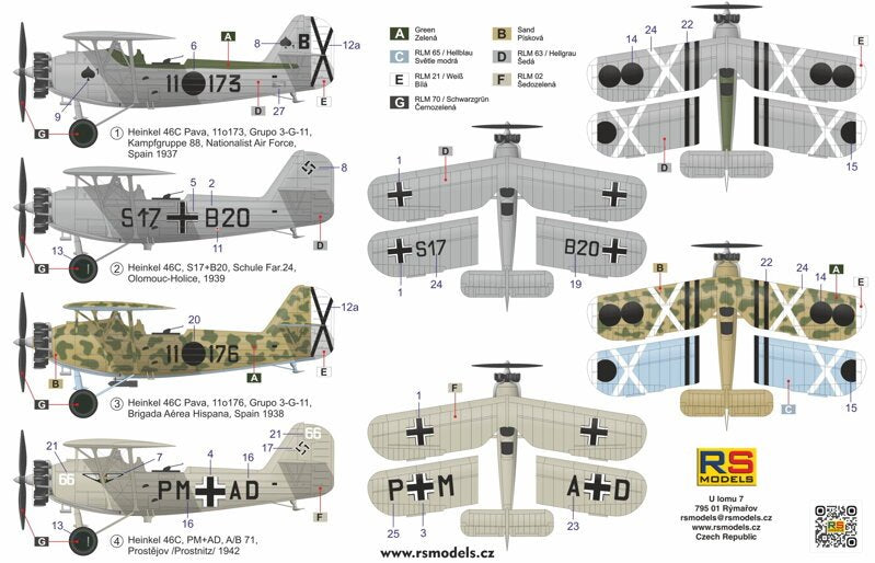 RS Models 92286 Heinkel He-46C 1/72 – zdjęcie 2