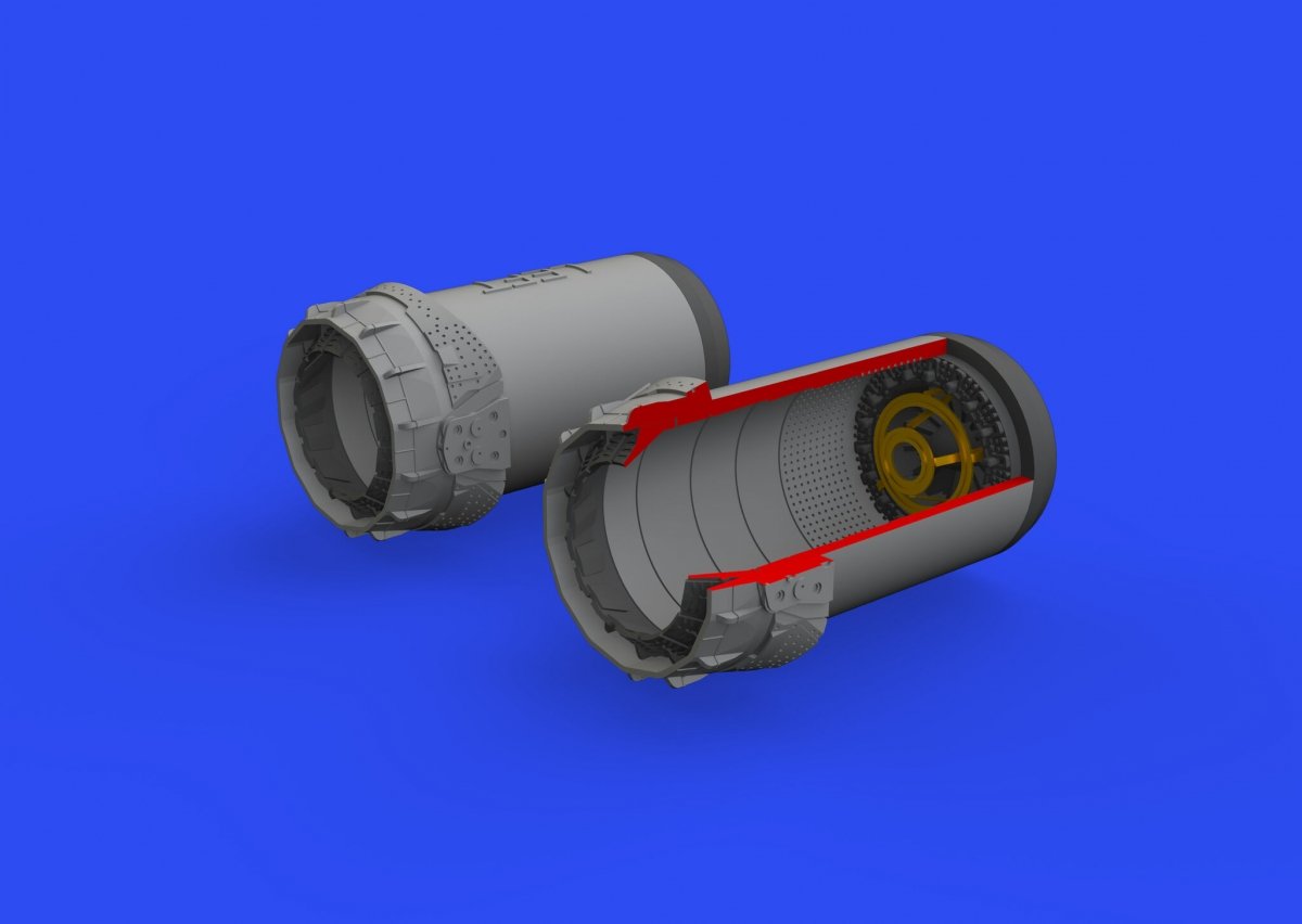 Eduard 672270 Tornado GR.1 exhaust nozzles EDUARD/REVELL 1/72 – zdjęcie 6