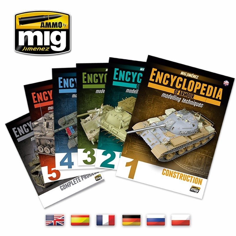 Ammo of Mig 6149BE COMPLETE ENCYCLOPEDIA OF ARMOR MODELLING TECHNIQUES EN without case/not case