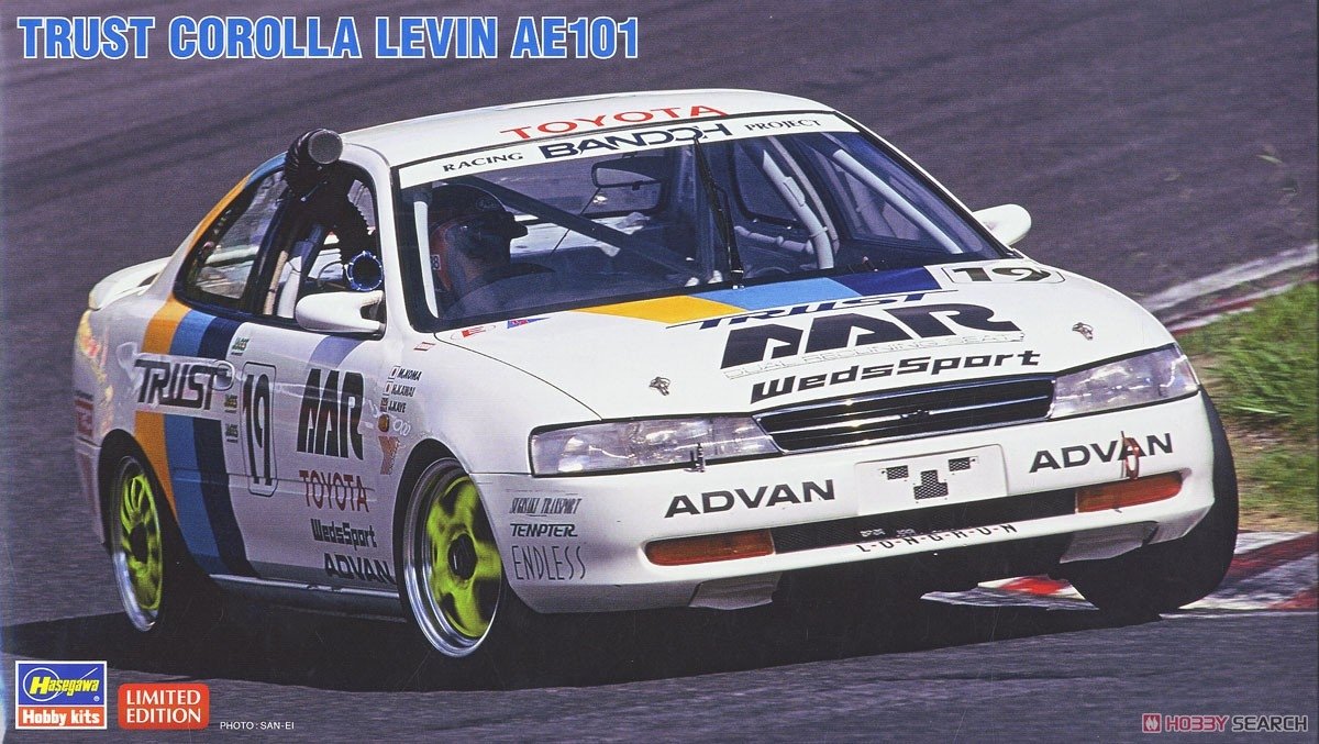 Hasegawa 20463 Trust Corolla Levin AE101 1/24