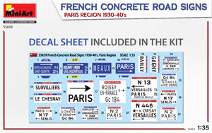 MiniArt 35659 FRENCH CONCRETE ROAD SIGNS. PARIS REGION 1930-40’s 1/35 – zdjęcie 2