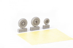 Eduard 648833 F-16C wheels late KINETIC MODEL 1/48 – zdjęcie 4