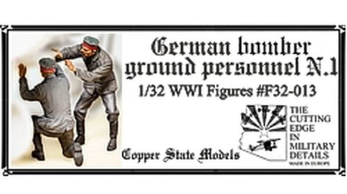 Copper State Models F32-013 German bomber ground personnel N.1 1/32