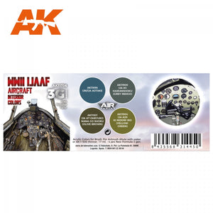 AK Interactive AK11736 WWII IJAAF AIRCRAFT INTERIOR COLORS 4x17 ml – zdjęcie 2