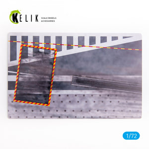 KELIK KS72032 CHARLES DE GAULLE DECK - BASE - ACRYLIC 3 MM (280 X 180 MM) 1/72 – zdjęcie 2