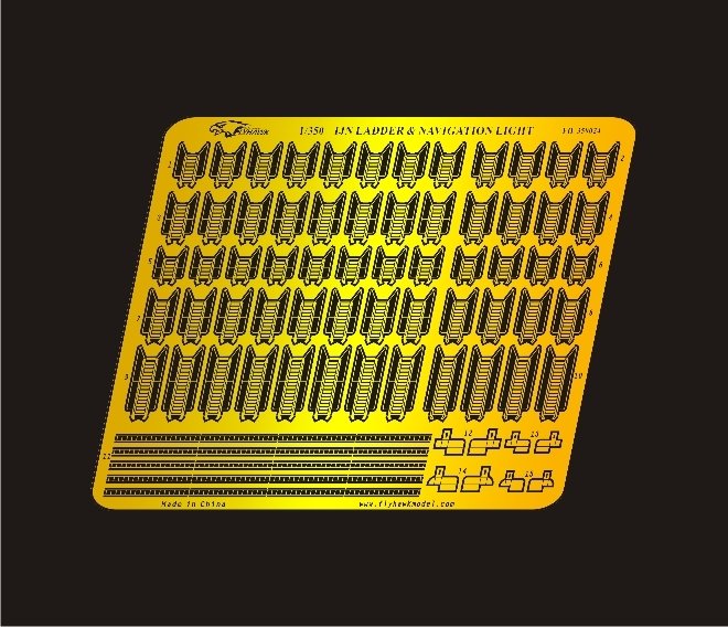 FlyHawk Model FH350024 WW II IJN Ladders&Navigation Lights 1/350