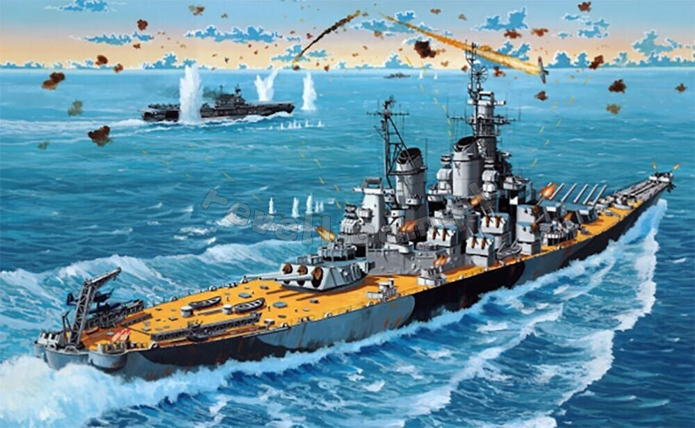 Revell 65183 USS New Jersey Model Set 1/1200 – image 3