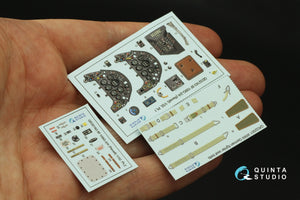 Quinta Studio QD32163 Bf 109G-2/4 3D-Printed &amp;amp; coloured Interior on decal paper (Revell) 1/32 – zdjęcie 6