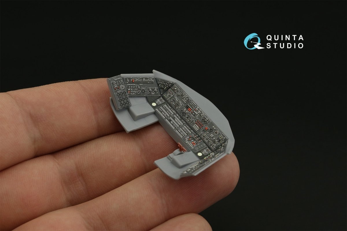 Quinta Studio QDS-48354 Mi-17 (Mi-8MT Export version) 3D-Printed &amp;amp; colored Interior on decal paper (Zvezda) (Small version) 1/48 – image 8