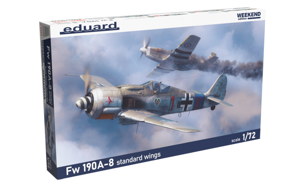 Eduard 7463 Fw 190A-8 standard wings 1/72 – zdjęcie 2