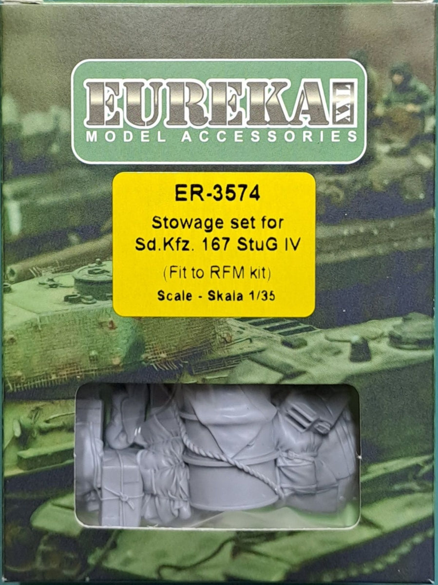 Eureka XXL ER-3574 Stowage Set for Sturmgeschütz IV (RFM) 1/35 – zdjęcie 2