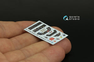 Quinta Studio QD48268 Ta 152C 3D-Printed &amp;amp; colored Interior on decal paper (Hobby Boss) 1/48 – image 4