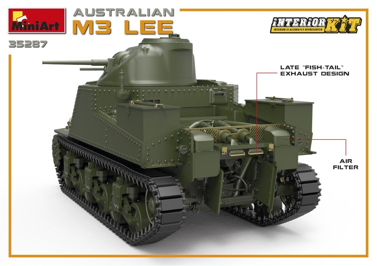 MiniArt 35287 AUSTRALIAN M3 LEE. INTERIOR KIT 1/35 – zdjęcie 7