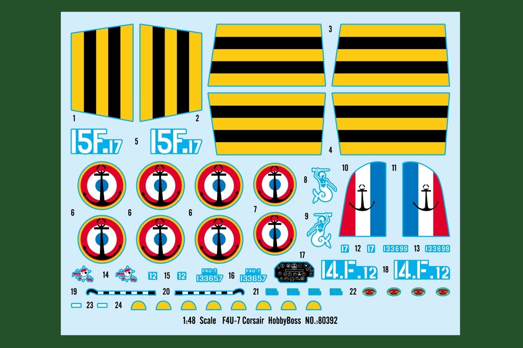 Hobby Boss 80392 F4U-7 Corsair 1/48 – zdjęcie 4
