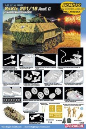 Dragon 6202 Sd.Kfz. 251/16 Ausf. C Flammpanzerwagen 1/35 – image 4