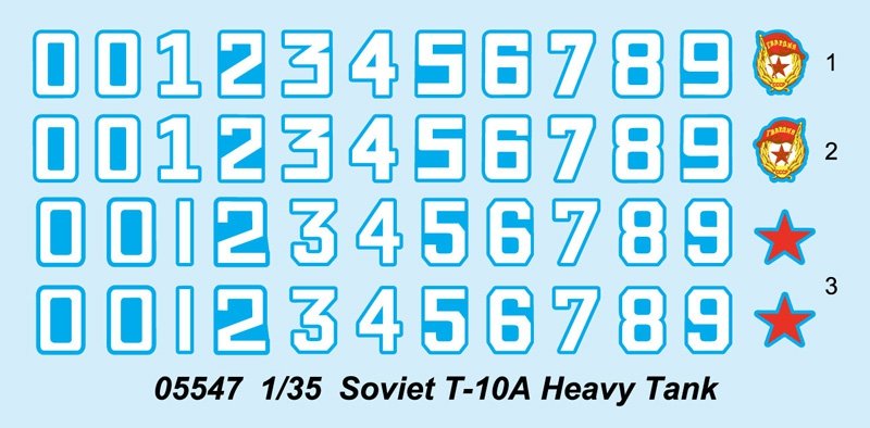 Trumpeter 05547 Soviet T-10A Heavy Tank 1/35 – image 4