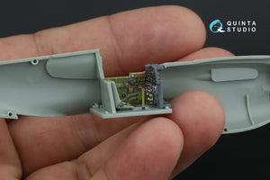 Quinta Studio QD+72054 P-40E Warhawk 3D-Printed &amp;amp; coloured Interior on decal paper (Academy/Modelist) (with 3D-printed resin parts) 1/72 – zdjęcie 10