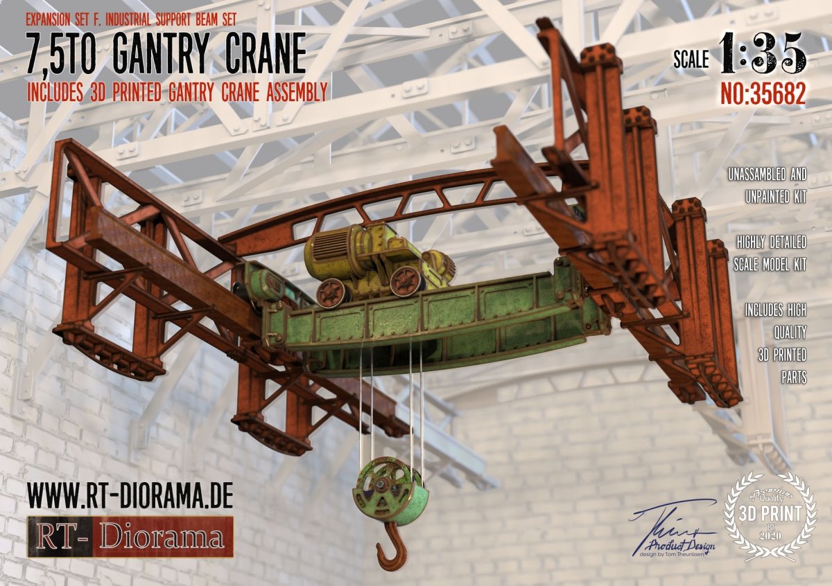 RT-Diorama 35682 7,5to Gantry Crane 1/35 – zdjęcie 2