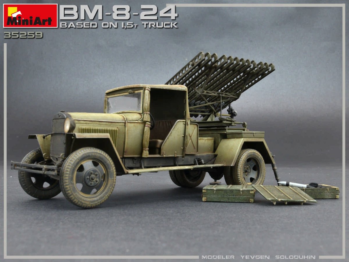 MiniArt 35259 Soviet Rocket Launcher BM-8-24 1/35 – zdjęcie 9