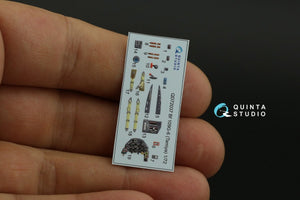 Quinta Studio QD72037 Bf 109 G-6 3D-Printed &amp;amp; coloured Interior on decal paper (Tamiya) 1/72 – zdjęcie 6