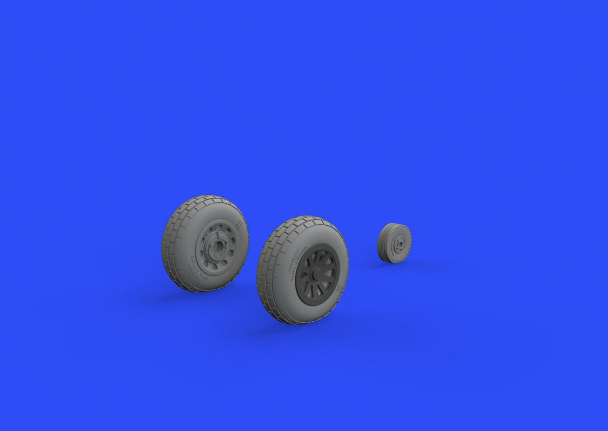 Eduard 648989 P-51B/ C wheels block tread EDUARD 1/48 – zdjęcie 2