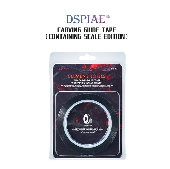 DSPIAE CG-09 9mm ADHESIVE BACKED TAPE MWHR 30M / Taśma maskująca 9mm x 30m – zdjęcie 3