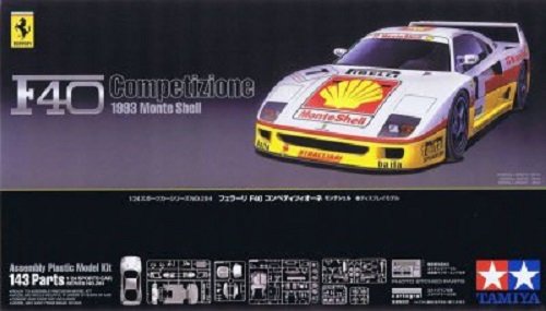 Tamiya 24284 Ferrari F40 Competizione 1993 Monte Shell 1/24