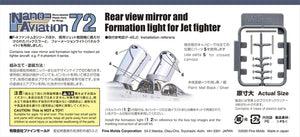 Fine Molds NA15 Rear view mirror and Formation light for Jet fighter 1/72 – zdjęcie 2