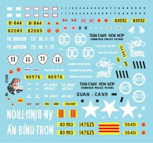 Star Decals 35-C1252 Vietnam #2. ARVN V-100 1 1/35 – image 3