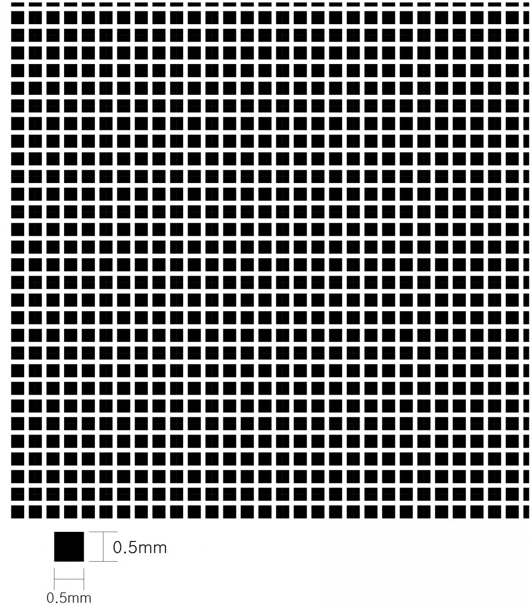 KA Models KA-00001 SQUARE PATTERN MESH A 0.5mm X 0.5mm – zdjęcie 5