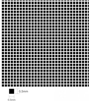 KA Models KA-00001 SQUARE PATTERN MESH A 0.5mm X 0.5mm – zdjęcie 5