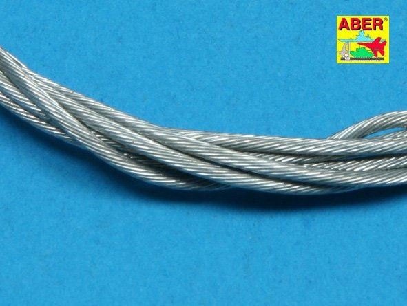 Aber TCS13 Stainless Steel Towing Cables 1.3mm, 1m long – image 3